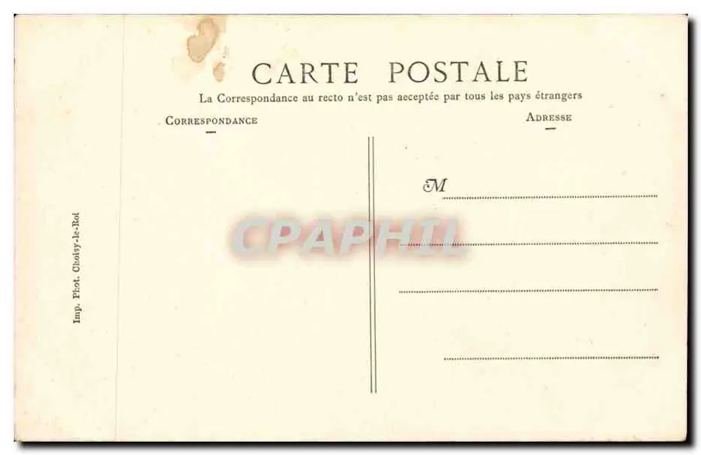 Andilly — La Fontaine Neuve — Col. Dubost - Rückseite
