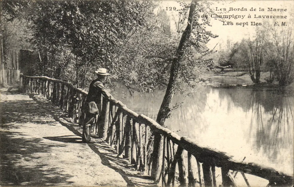 Die Ufer der Marne — Champigny bis Lavarenne — E.M. n°129 - Vorderseite