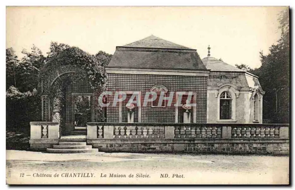 Castelo de Chantilly — A Casa de Silvie — ND. Fot. - Frente