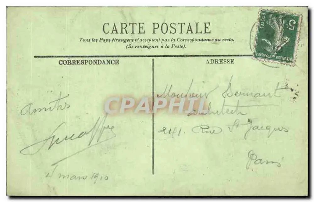 Castelo de Chantilly — A Capela — LL. — n°16 - Verso