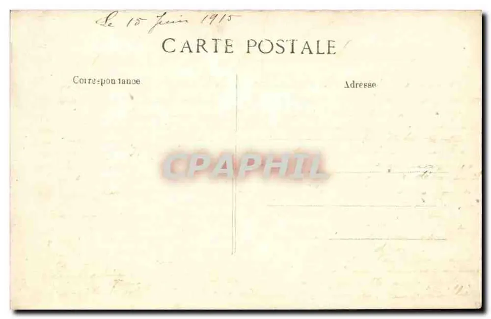 Choisy-le-Roi — Rue du Pont — 282. Territorial-Infanterieregiment, 7. Kompanie - Rückseite
