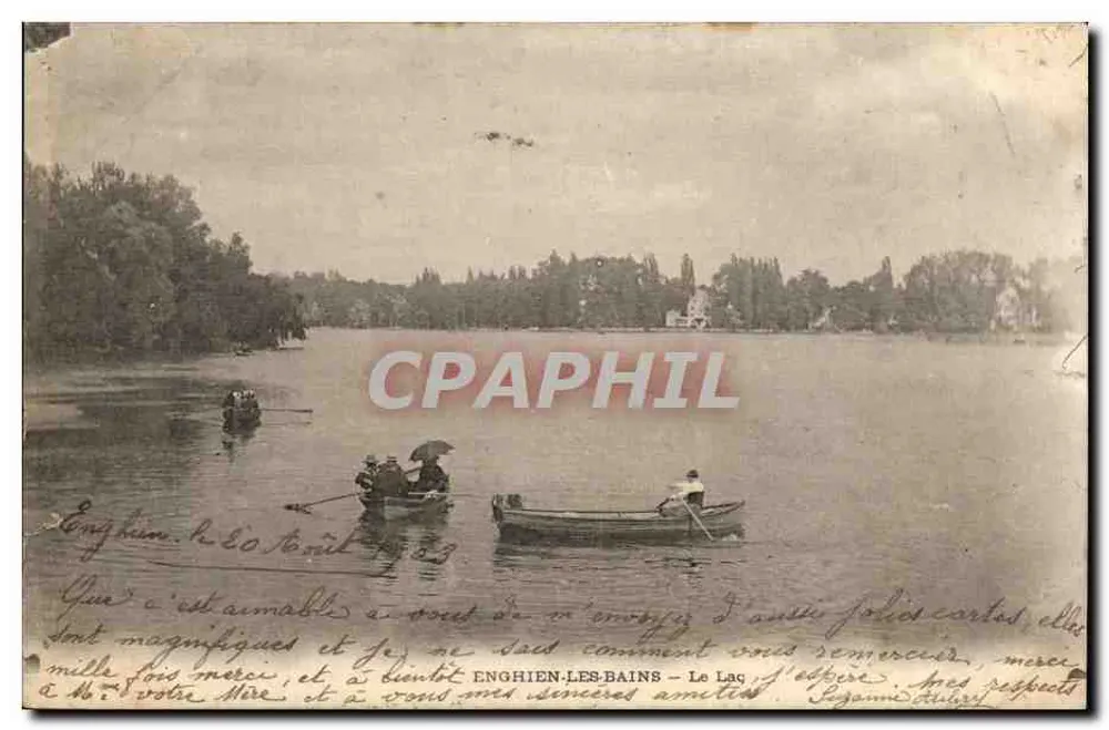 Enghien-les-Bains — O Lago — Editor desconhecido, número de série não visível - Frente