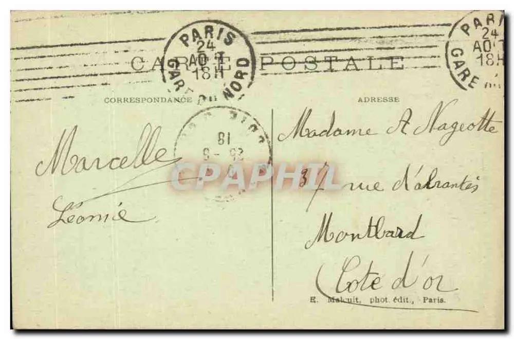 Enghien-les-Bains — A Igreja — E. M. - Verso