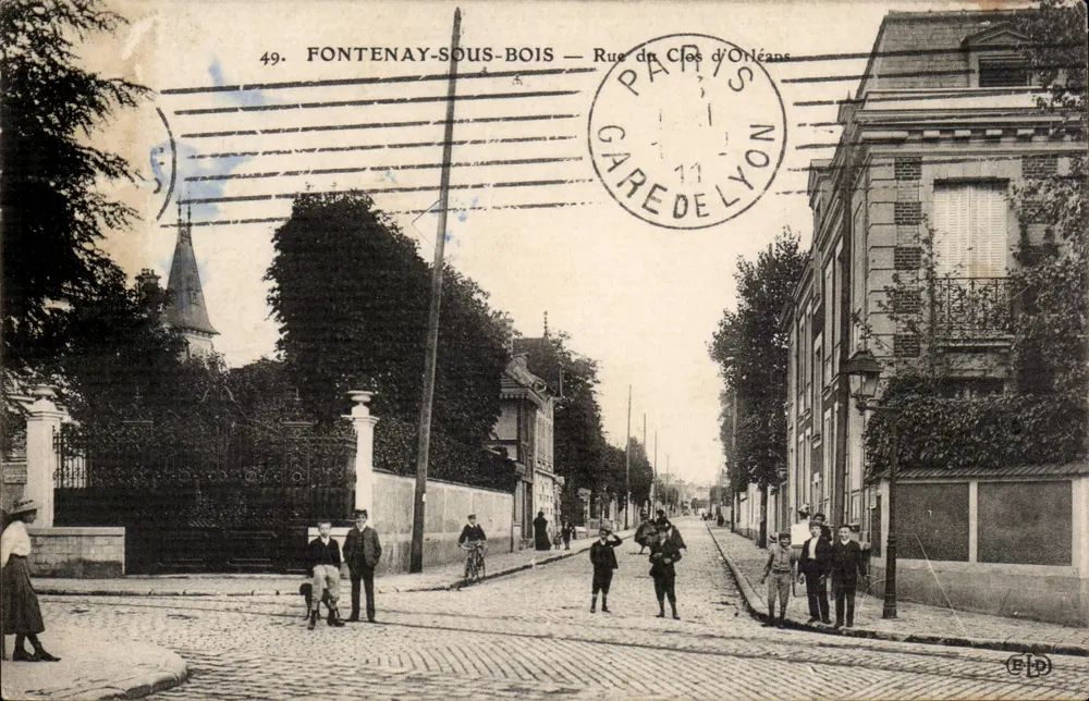 Fontenay-sous-Bois — Rue des Clos d'Orléans — Verlag B.D. - Vorderseite