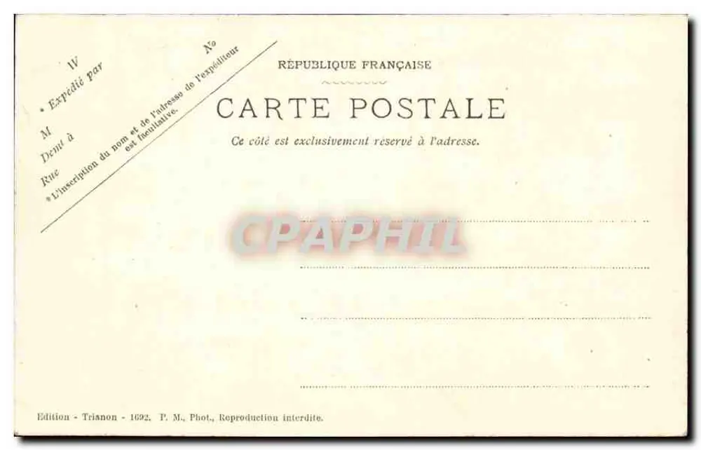 Tour de la Ferme du Château du Grand-Mesnil — Chevreuse — Bures — Édition Trianon - Verso