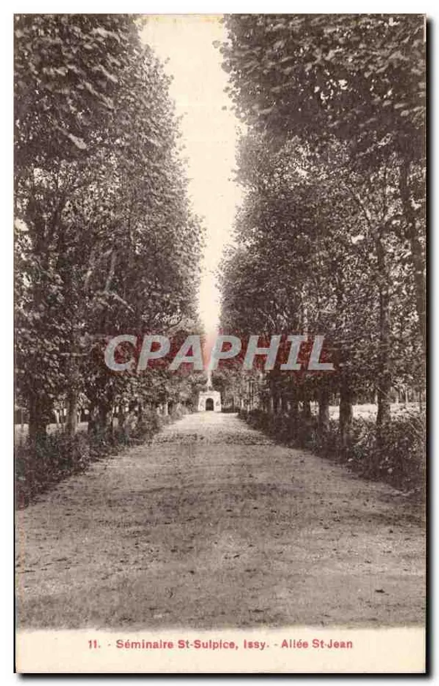 Seminare St-Sulpice, Issy — Allée St-Jean — Verleger A. Brugge, Paris - Vorderseite