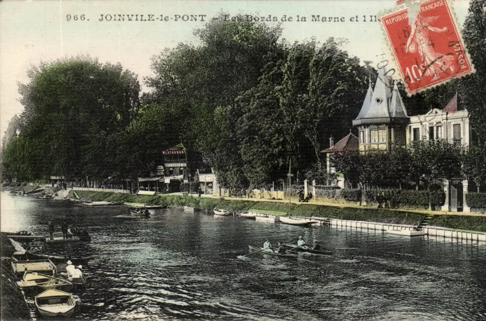 Joinville-le-Pont — Die Ufer der Marne und Ille — J.A. Photo-Verlag Vincennes n°966 - Vorderseite