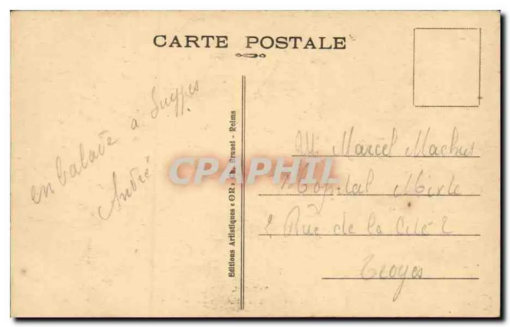 Navarin - Monumento aos Mortos da Champagne - A Cripta - Verso