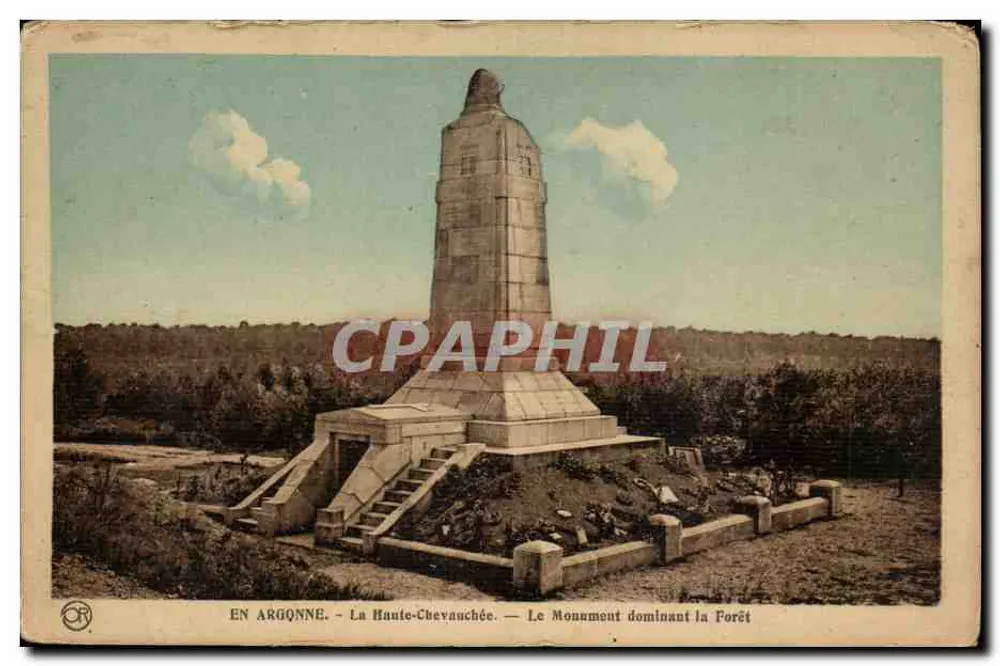 IN ARGONNE - La Haute-Chevauchée - Das Denkmal, das die Forêt überragt — Ausgabe des Ostführers - Vorderseite