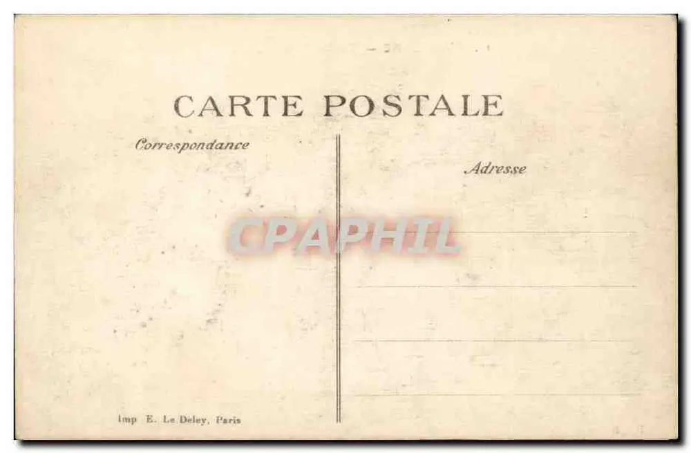 L'Argonne — Gräber unserer Soldaten — Imp. E. Le Deley, Paris - Rückseite