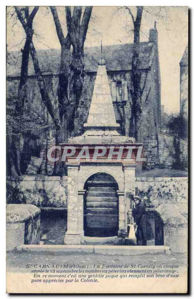 Garnac (Morbihan) — A Fonte de São Cornélio — J. Nozais, editor, Nantes - Frente