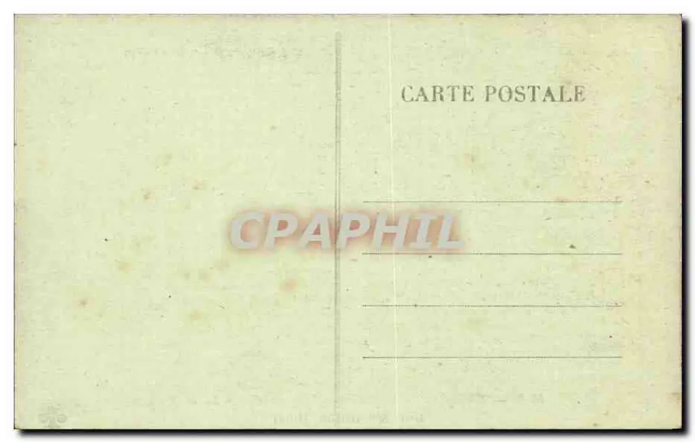 Auray — Vista geral do rio — Editora Mlle Huard, Auray - Verso