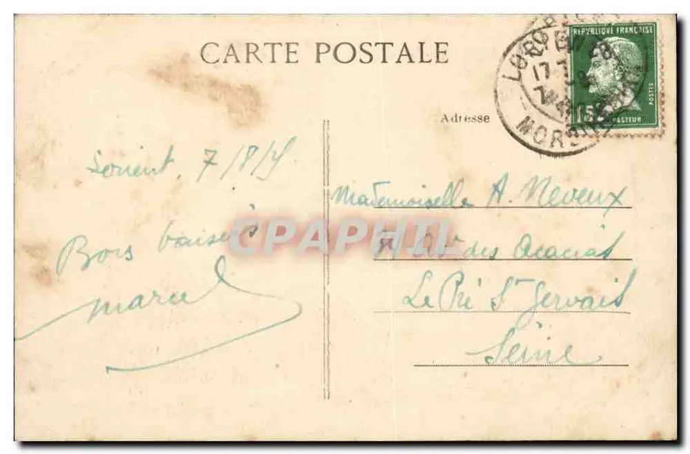 Lorient — Der Kriegshafen und die 150-Tonnen-Elektorkrane — Laurent-Nel, Renne - Rückseite
