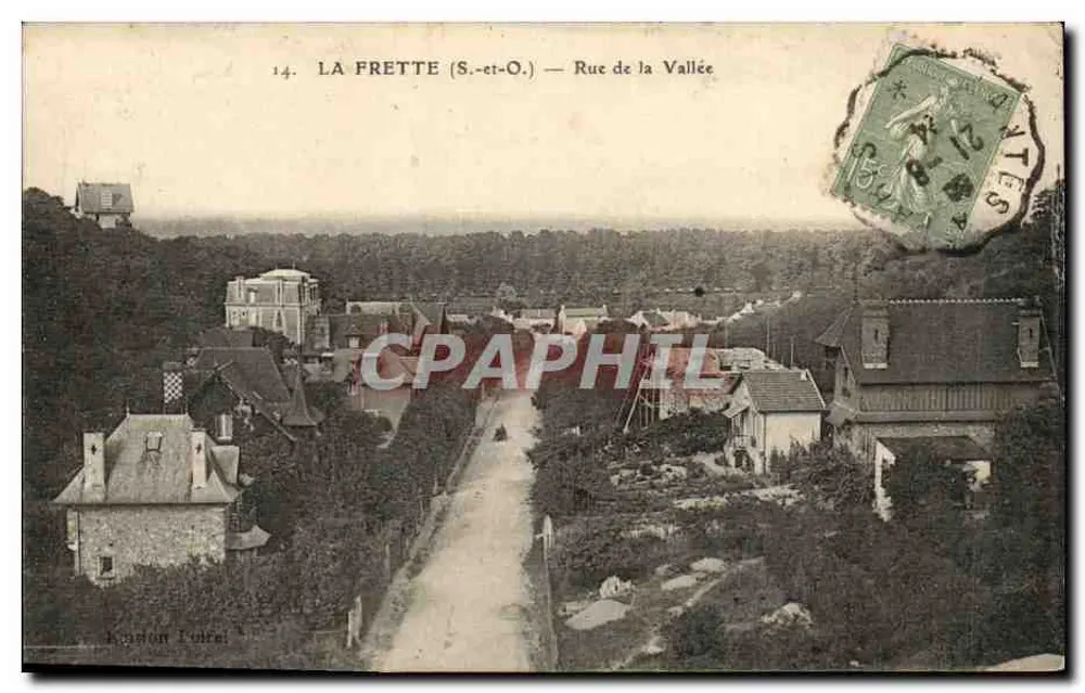 La Frette (S.-et-O.) — Rue de la Vallée — uitgever K. Léon L'Orée, n°14 - Voorkant