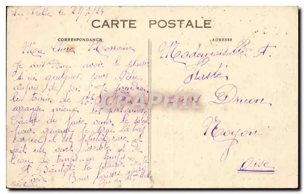 La Frette (S.-et-O.) — Rue de la Vallée — uitgever K. Léon L'Orée, n°14 - Achterkant