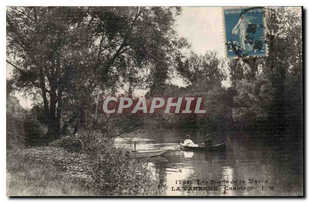 As Margens da Marne — Canoagem — E.M. — La Varenne - Frente