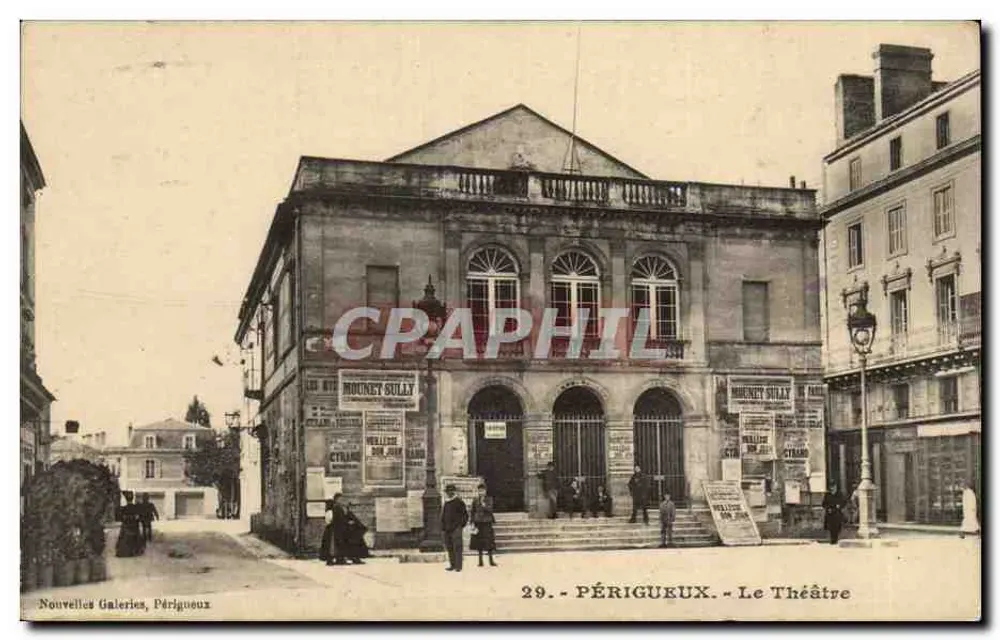 Périgueux - O Teatro — Novas Galerias, editor desconhecido, n° 29 - Frente