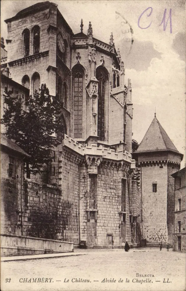 Chambéry — O Castelo — Abside da Capela — Selecta LL - Frente