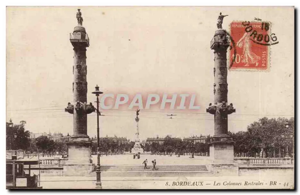 Bordeaux — As Colunas Rostrais — BR - 44 - Frente