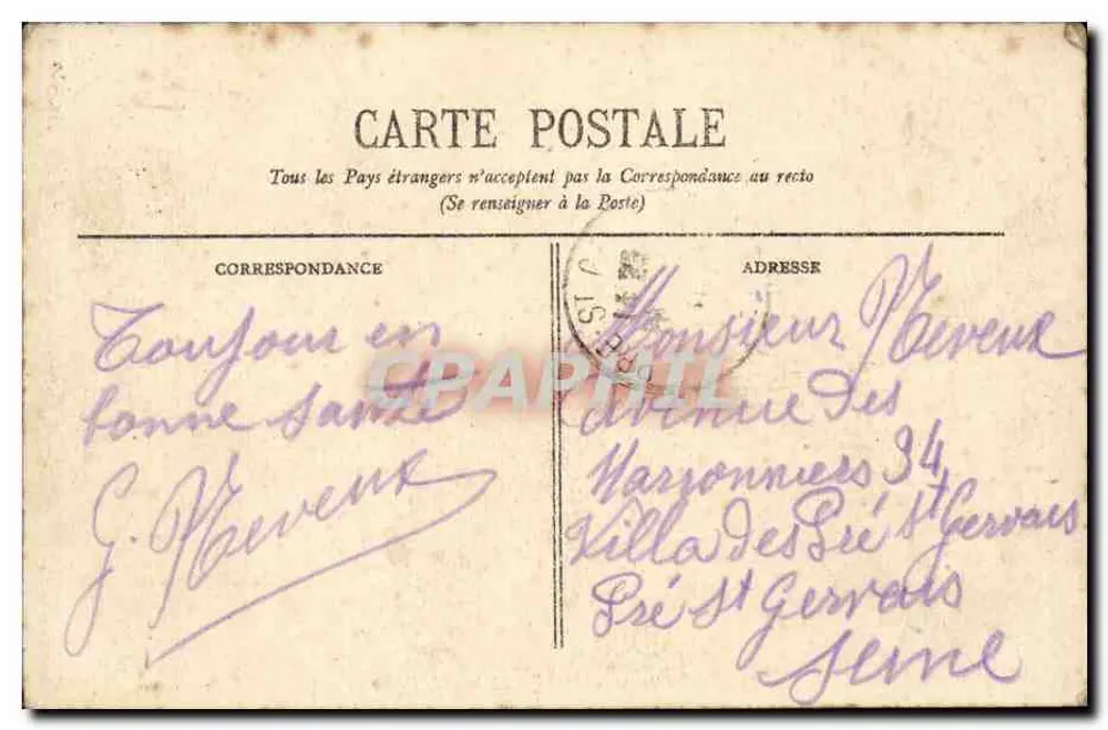 Bordeaux - A Igreja de São Miguel - BR - 2449 - Verso
