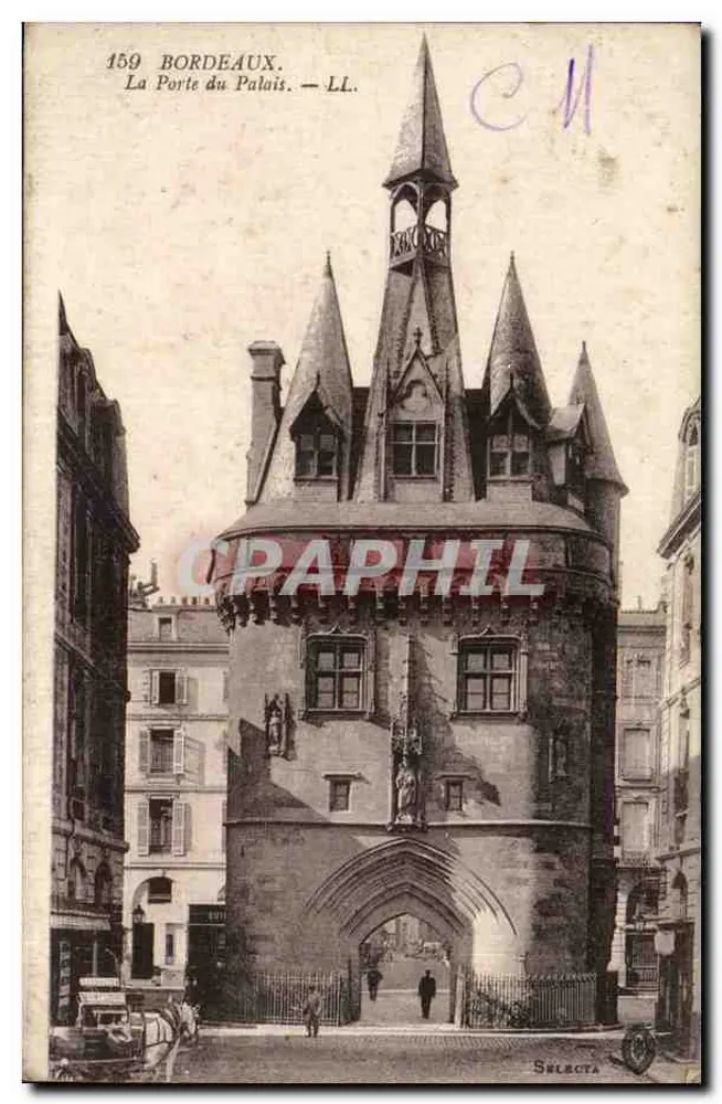 Bordeaux. — A Porta do Palácio. — Selecta — n° 159 - Frente