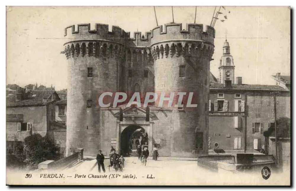 Verdun — Porte Chaussée (XVe wiek) — LL. - Awers