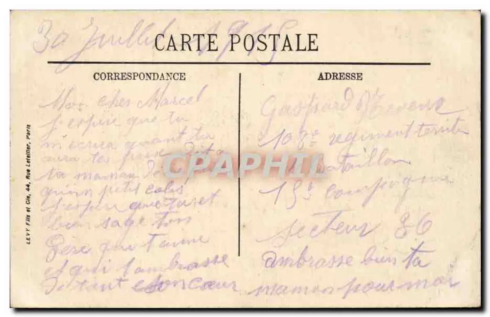 Verdun — Porte Chaussée (XVe wiek) — LL. - Rewers
