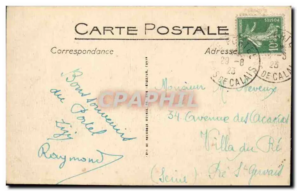 Le Portel - A Praia - LL - Verso
