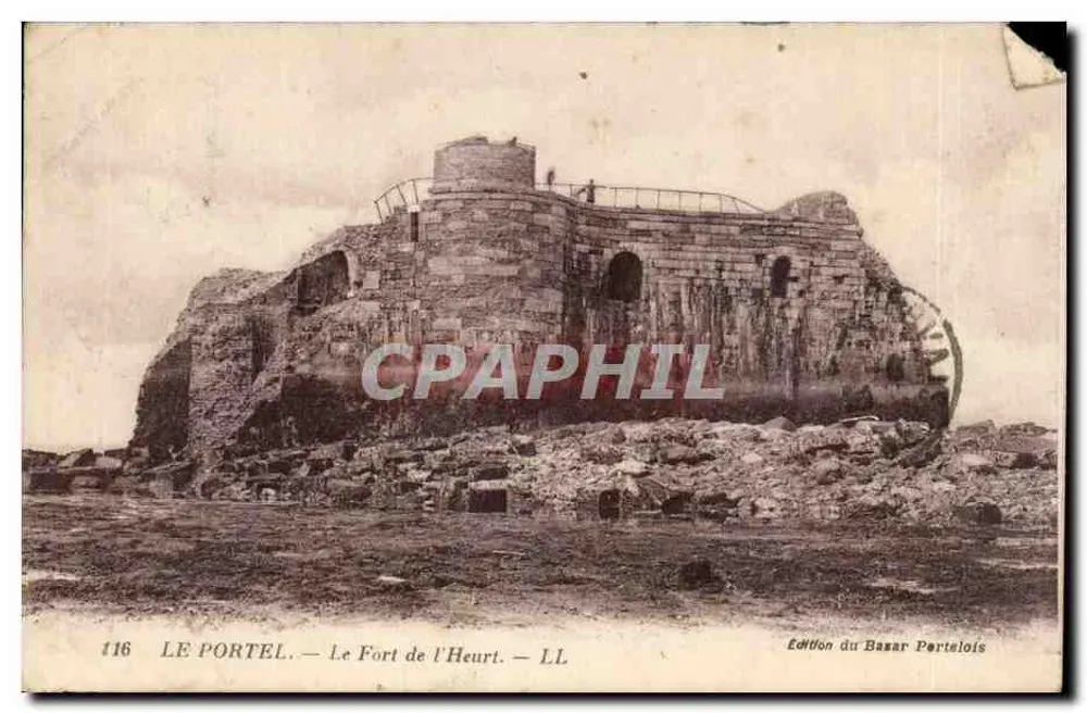 Le Portel — O Forte de l'Heurt — Edição do Bazar Portelois - Frente