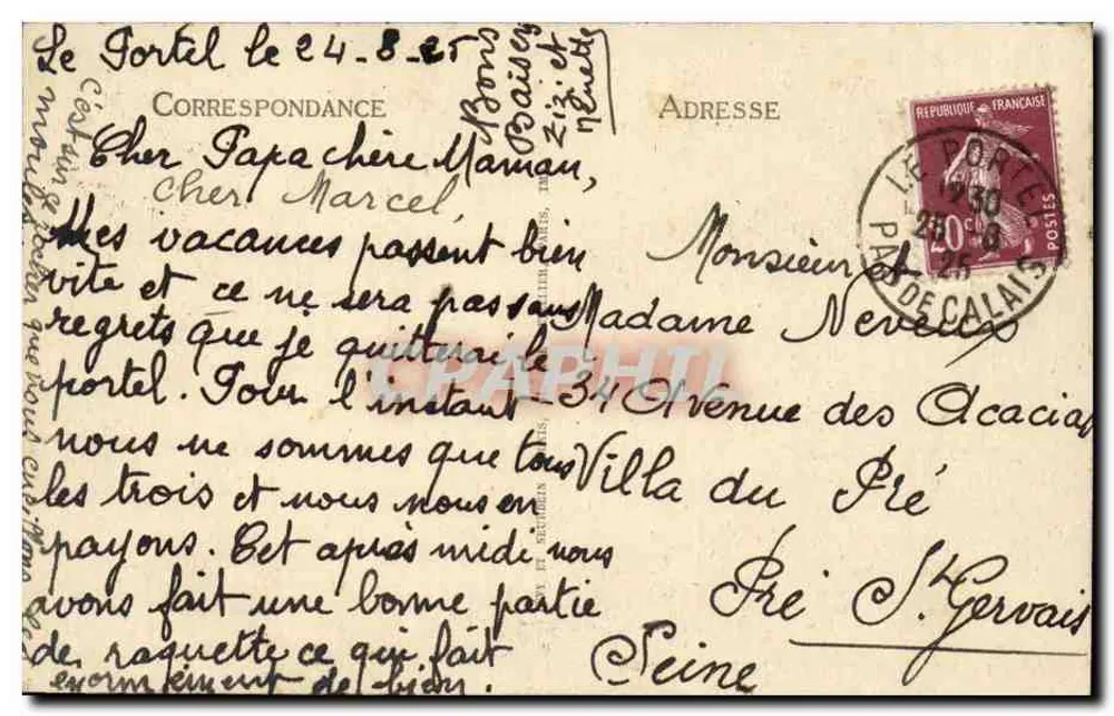 Le Portel — O Forte — LL - Verso
