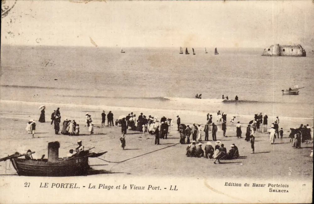 Le Portel - Die Strände und der alte Hafen - Ausgabe des Portel-Bazaars SELECTA - Vorderseite