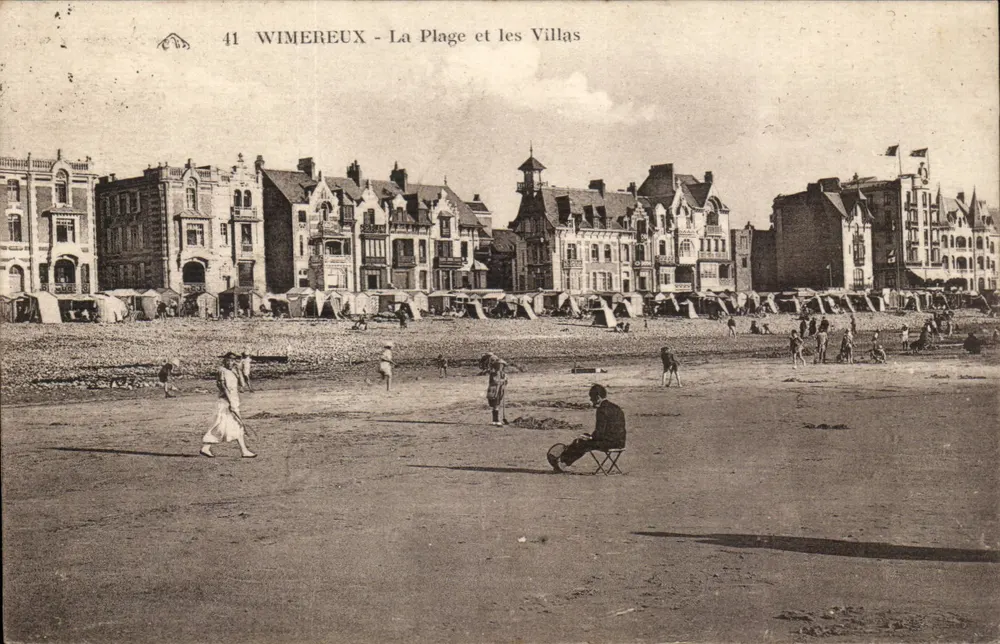 Wimereux - Der Strand und die Villen — n°41 - Vorderseite