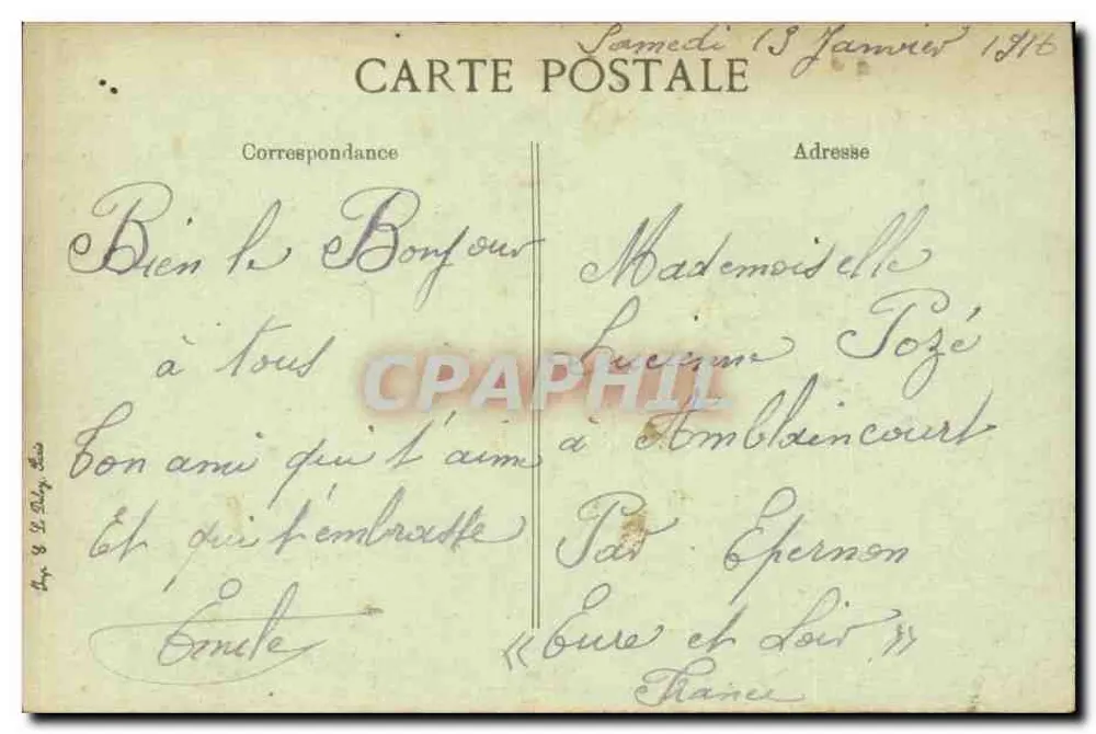 Bucht von Moudros - griechische Liegeplätze — Krieg 1914-15 IN OST — Visé, Paris - Rückseite