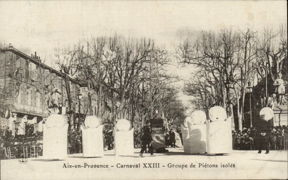 Aix-en-Provence - Karneval XXIII - Gruppe von Einzelgängern - Vorderseite