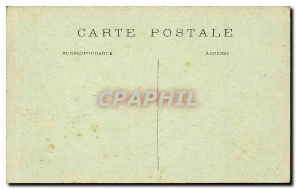 A Roseraie de BAGATELLE — vista do jardim com estátua — C.M. n°1328 - Verso