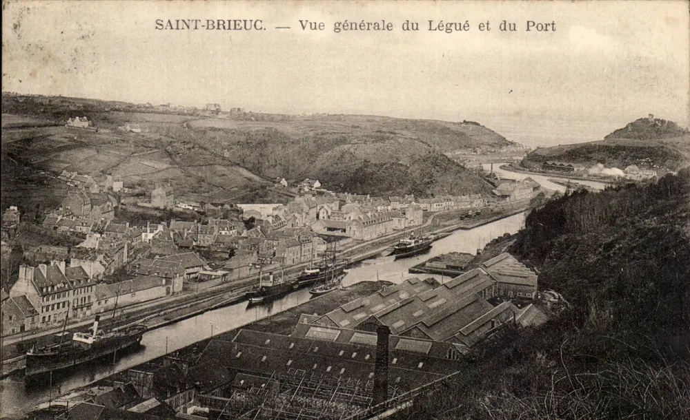 Saint-Brieuc — Allgemeiner Blick auf den Légué und den Hafen - Vorderseite