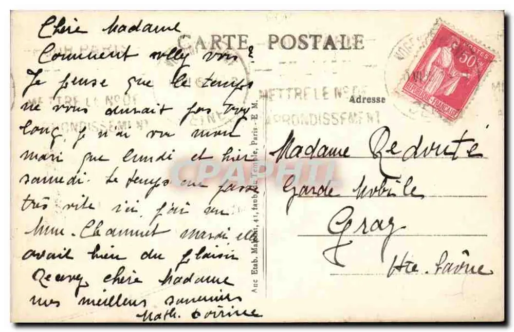 Nogent-sur-Marne — Die Marne und der Viadukt — E.M. n°4808 - Rückseite