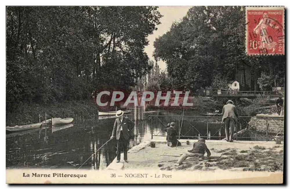La Marne Pittoresque — 36 — NOGENT - Le Port — B. P. Paris - Frente