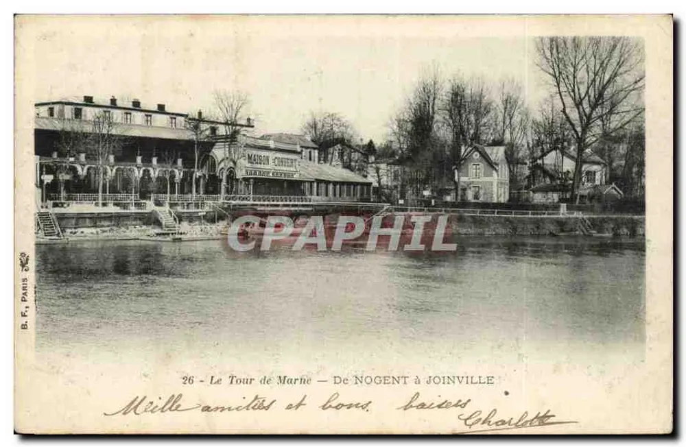 Der Marne-Rundkurs — Von NOGENT nach JOINVILLE — B.F. Paris n°26 - Vorderseite