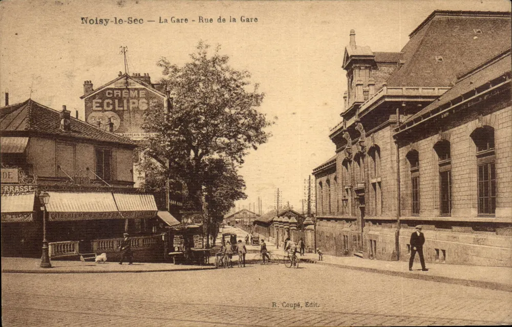 Noisy-le-Sec — Die Station — Rue de la Gare — R. Coupé, Edit. - Vorderseite