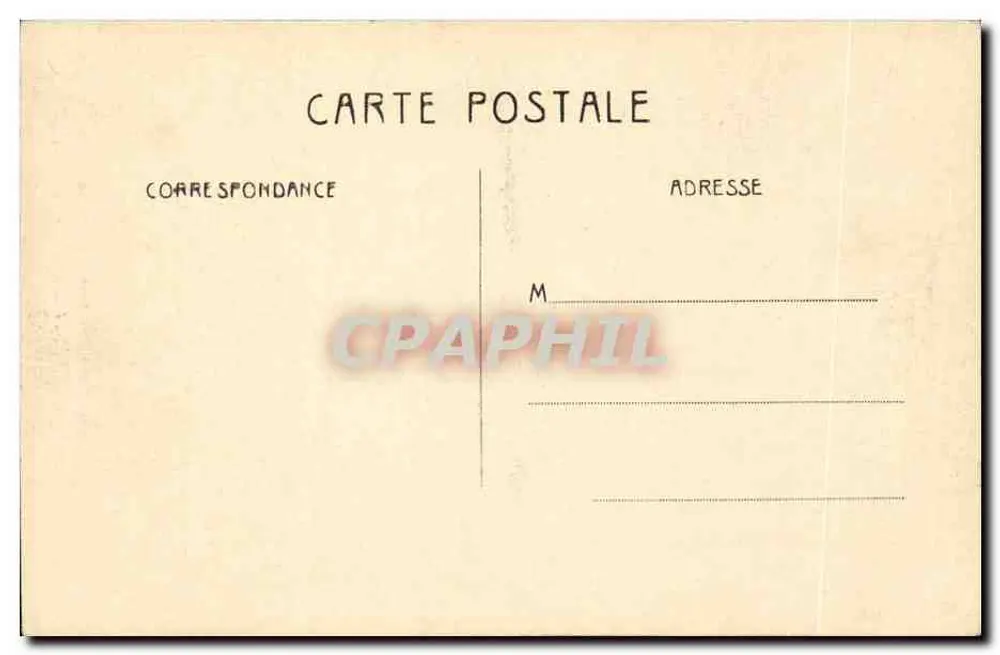 Puteaux - Rue Rousselle — Überschwemmungen — Januar 1910 — A.R. - Rückseite