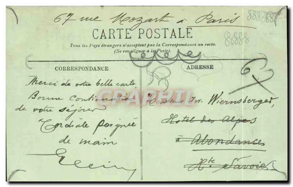 Von Du Perreux nach Nogent — Ein Stück des kleinen Arms der Marne — LL. - Rückseite