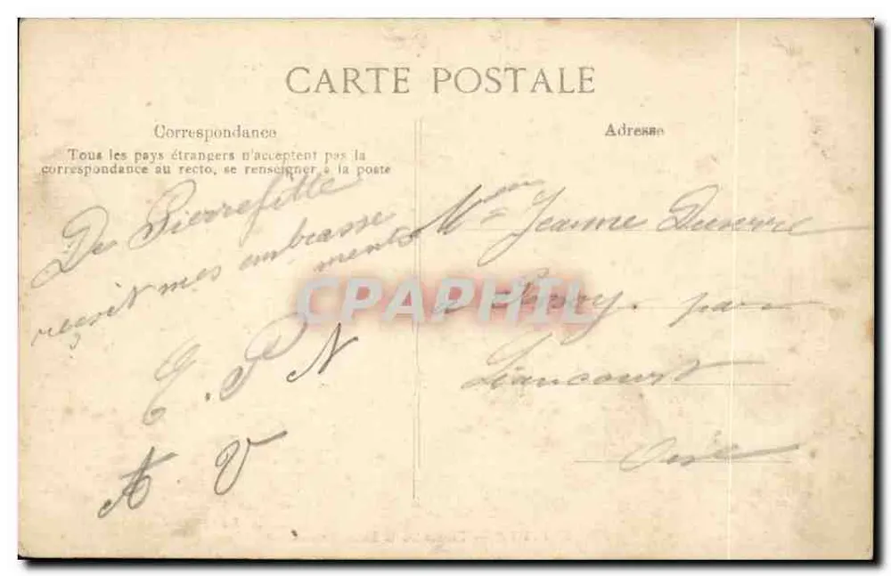 Pierrefitte — Entrée de la butte Pinson — Edit. Chardin - Verso