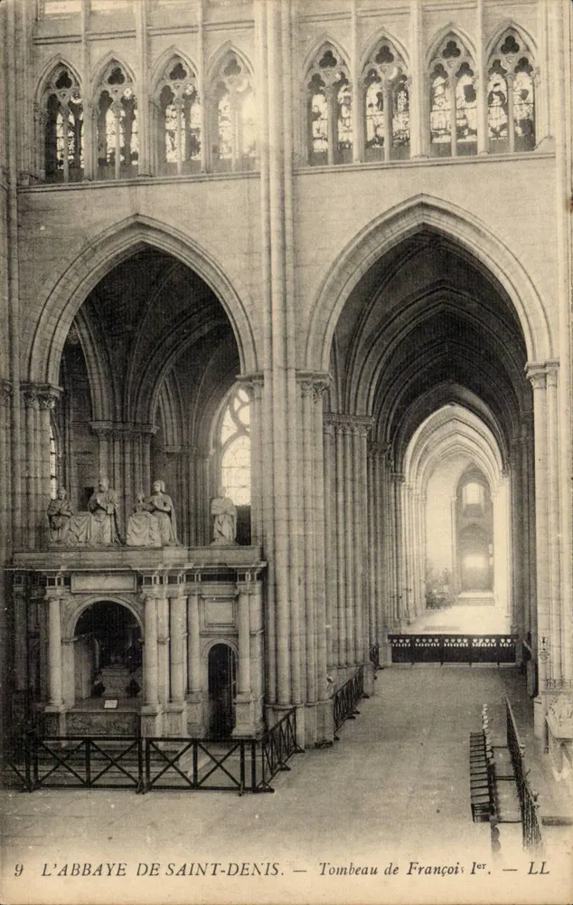 A ABBADIA DE SAINT-DENIS — Túmulo de Francisco I — LL - Frente
