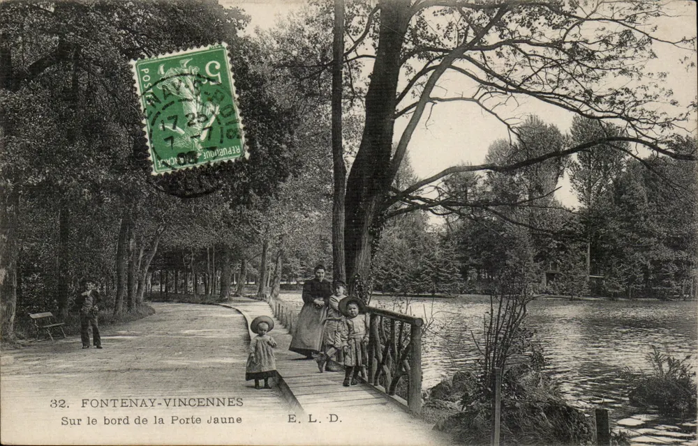 Fontenay-aux-Roses — Am Rand der Gelben Pforte — E. L. D. n°32 - Vorderseite