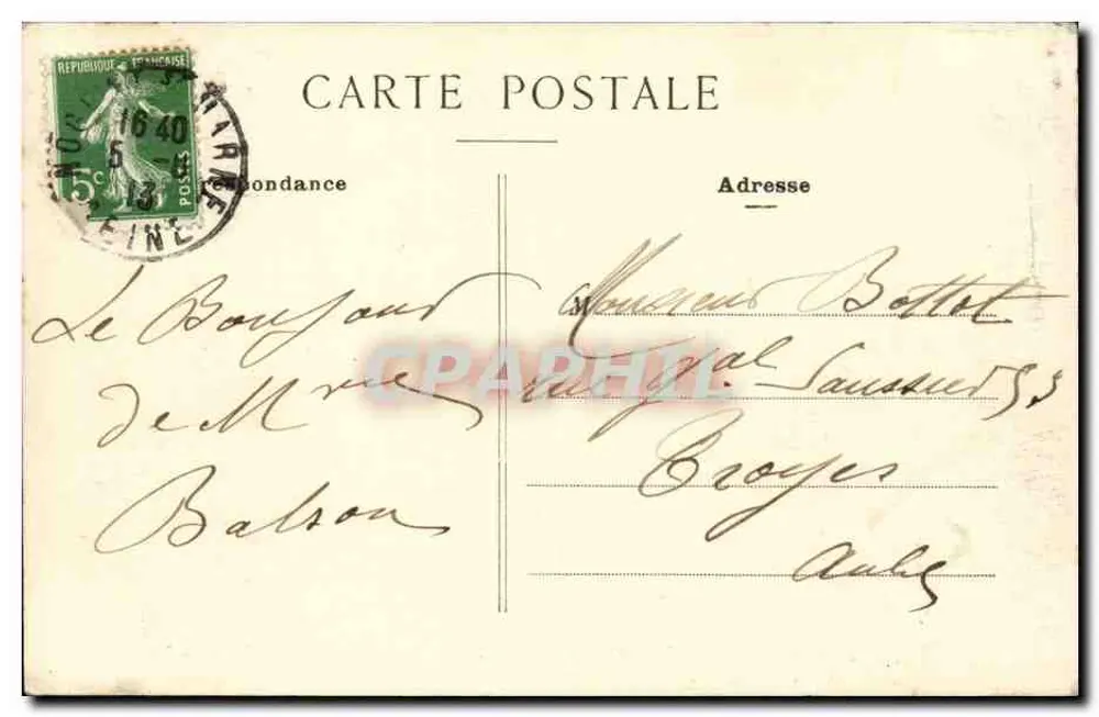 Os belos locais da Marne — De Joinville-le-Pont a Nogent — Canoagem — P. F. Paris n°93 - Verso