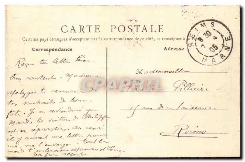 Rue du Bois und Rue de Courcelles — Lev Valleis-Perret — Lhuillier, Verlag, Levallois - Rückseite