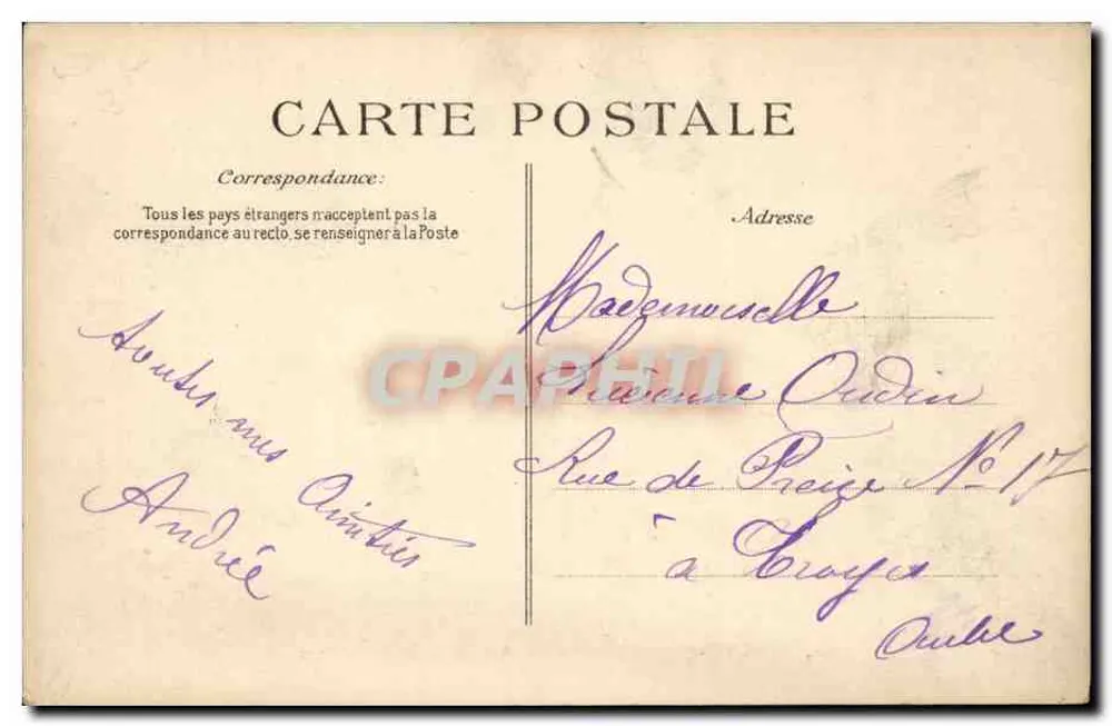 Grand-Montrouge — Avenue de la République — E.D. Nr. 20 - Rückseite