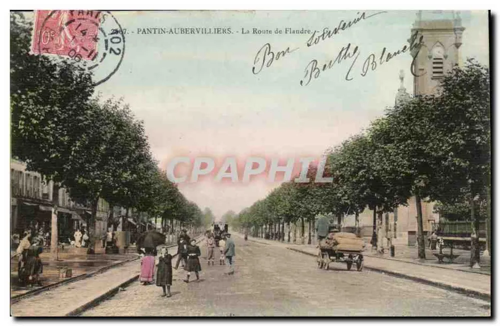 PANTIN-AUBERVILLIERS — Die Straße von Flandern — anonymer Verlag, Nr. 2067 - Vorderseite