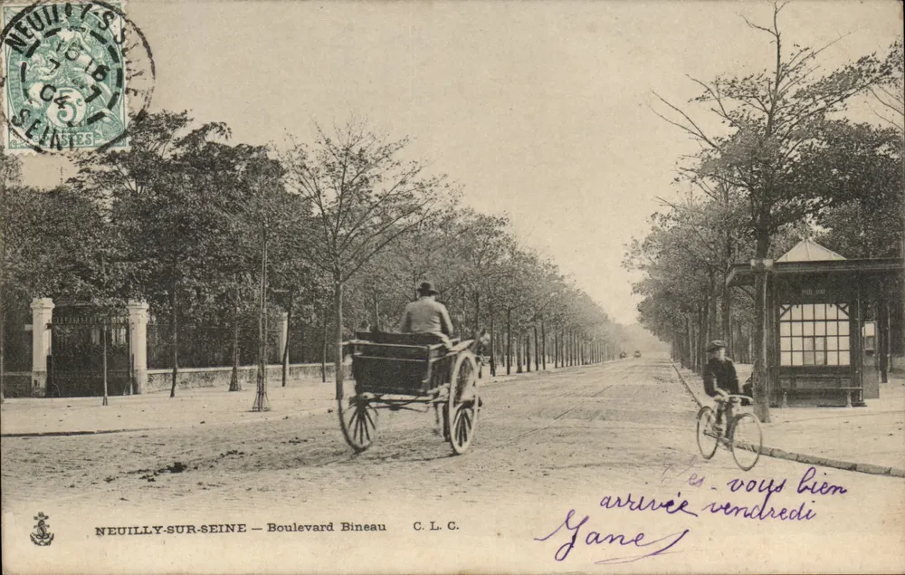 Neuilly-sur-Seine — Boulevard Bineau — C.L.C. - Frente